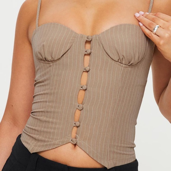 Princess Polly Tops - Princess Polly bustier corset top